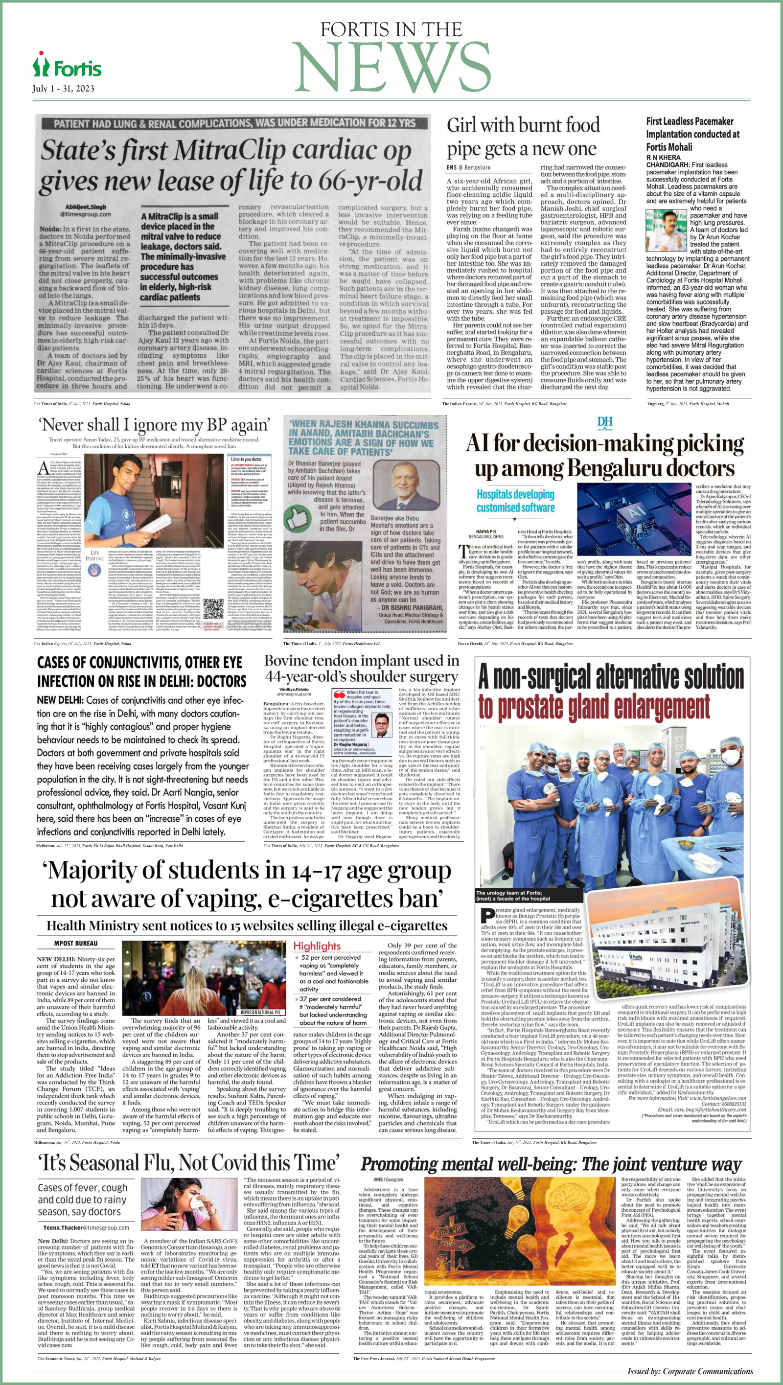 Fortis In News Newsletter Fortis Healthcare fortis-in-news-newsletter-fortis-healthcare
